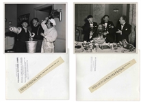 Lot of Twenty 10 x 8 Glossy Photos Featuring Shemp, Most From Three Stooges Films -- Very Good Condition